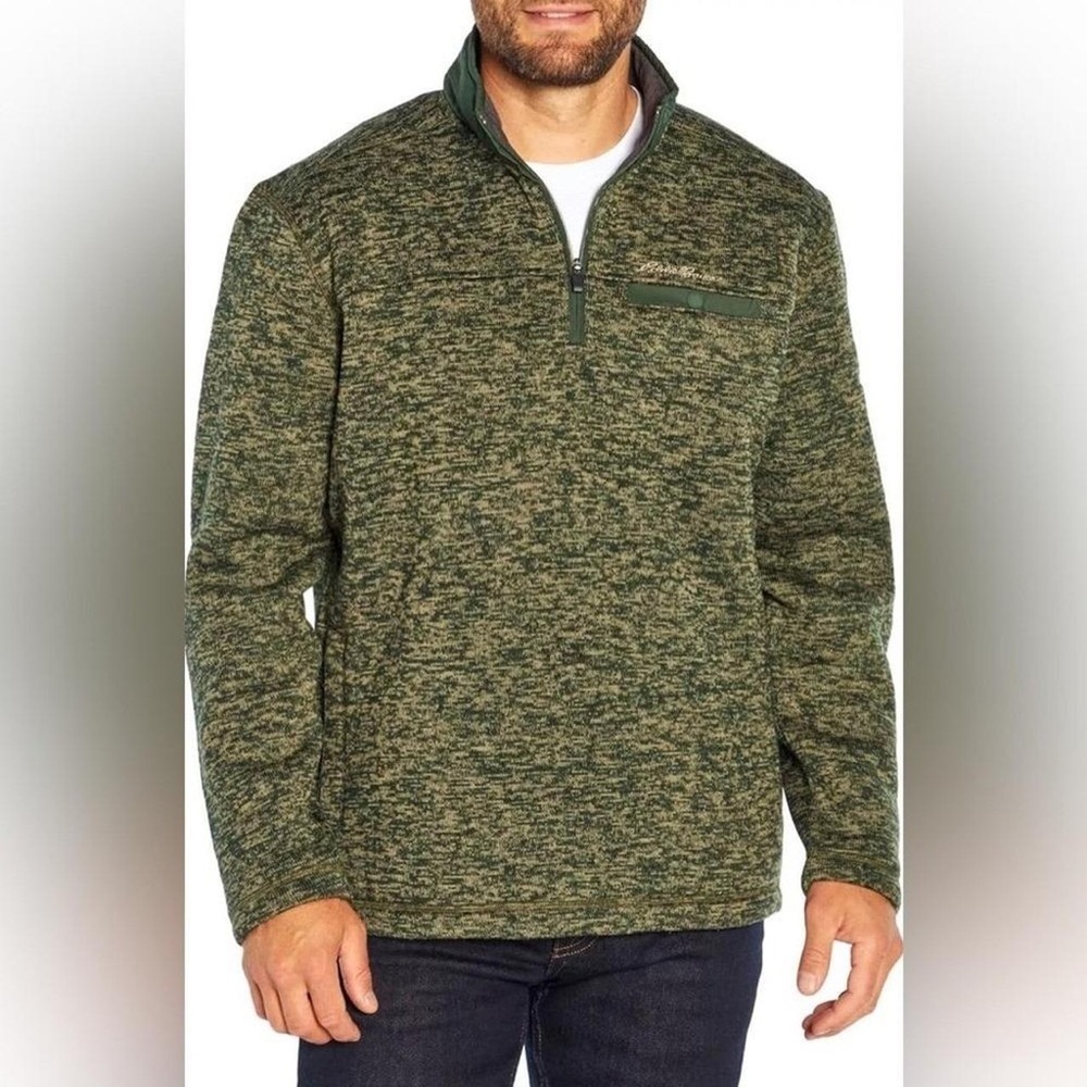 Eddie Bauer Quarter Zip Sweater